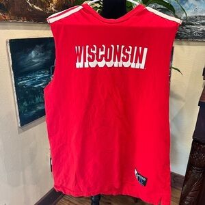 Wisconsin tank top size large in vintage condition